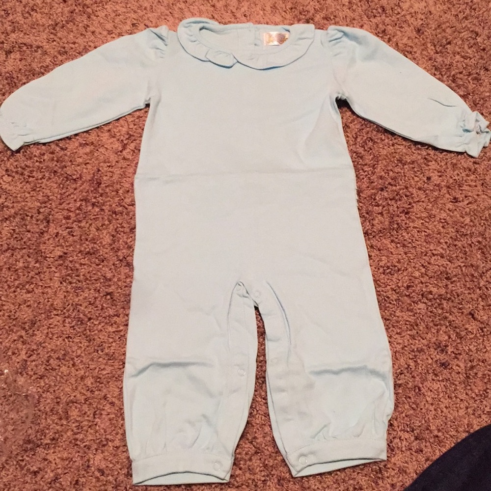 Blanks- Girls Ruffled Romper